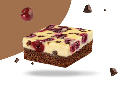 Cherry-Cheesecake-Brownie aus der Conditorei Coppenrath & Wiese
