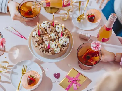 Kleines Fest Schokoladen-Sahne-Torte zur Mädelsparty