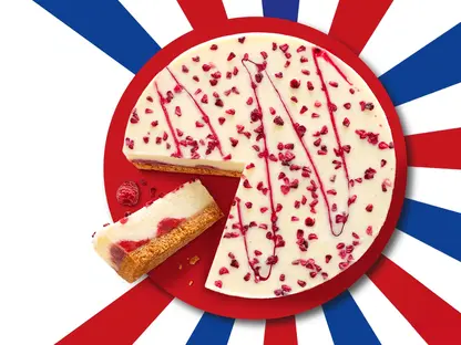 Himbeer Cheesecake American Style 