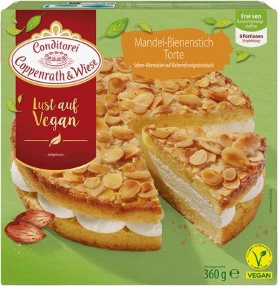 Coppenrath & Wiese vegane Mandel-Bienenstich-Torte